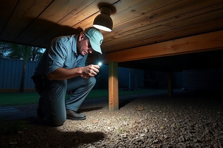 Under Deck Possum Removal Newport